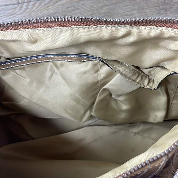 Nine West Women’s Tan Camel Shoulder Bag with Card Holder, Vegan - Picture 4 of 10